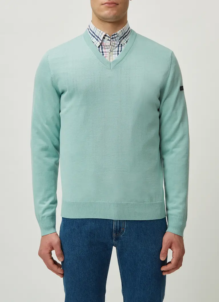 Maerz Muenchen V-Pullover100% MerinowolleArt. Nr. 490400-206 Neueste Stile
