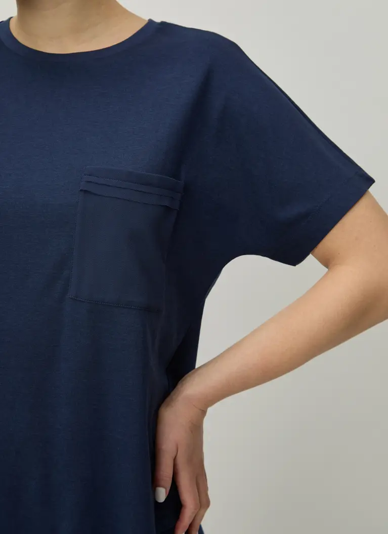 Maerz Muenchen RundhalsshirtBaumwoll-Modal-MischungArt. Nr. 125300-358 Outlet
