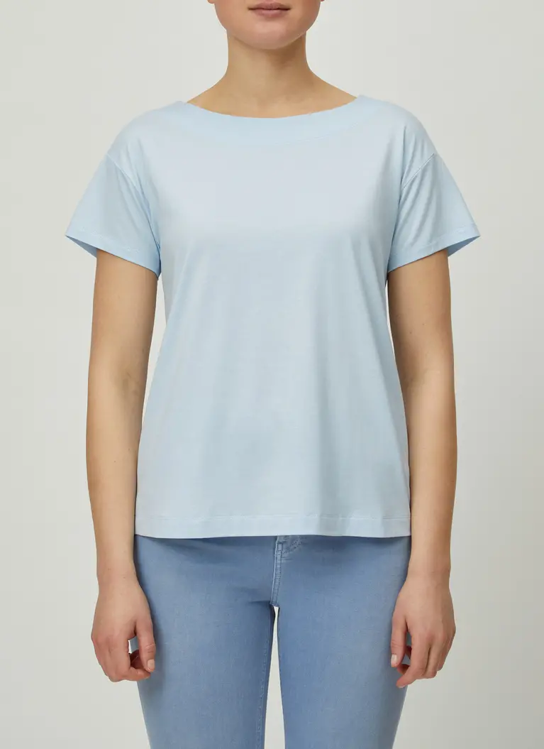 Maerz Muenchen RundhalsshirtBaumwoll-Modal-MischungArt. Nr. 129000-340 Bis zu 50% Rabatt