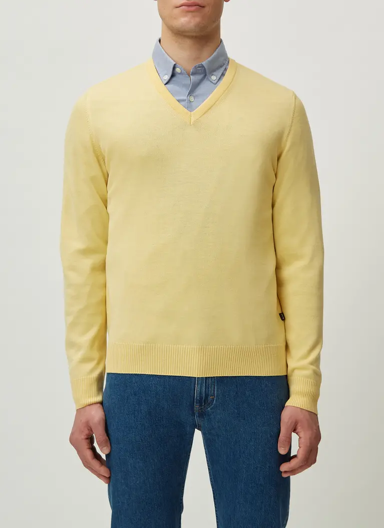 Maerz Muenchen V-Pullover100% MerinowolleArt. Nr. 490400-619 Outlet