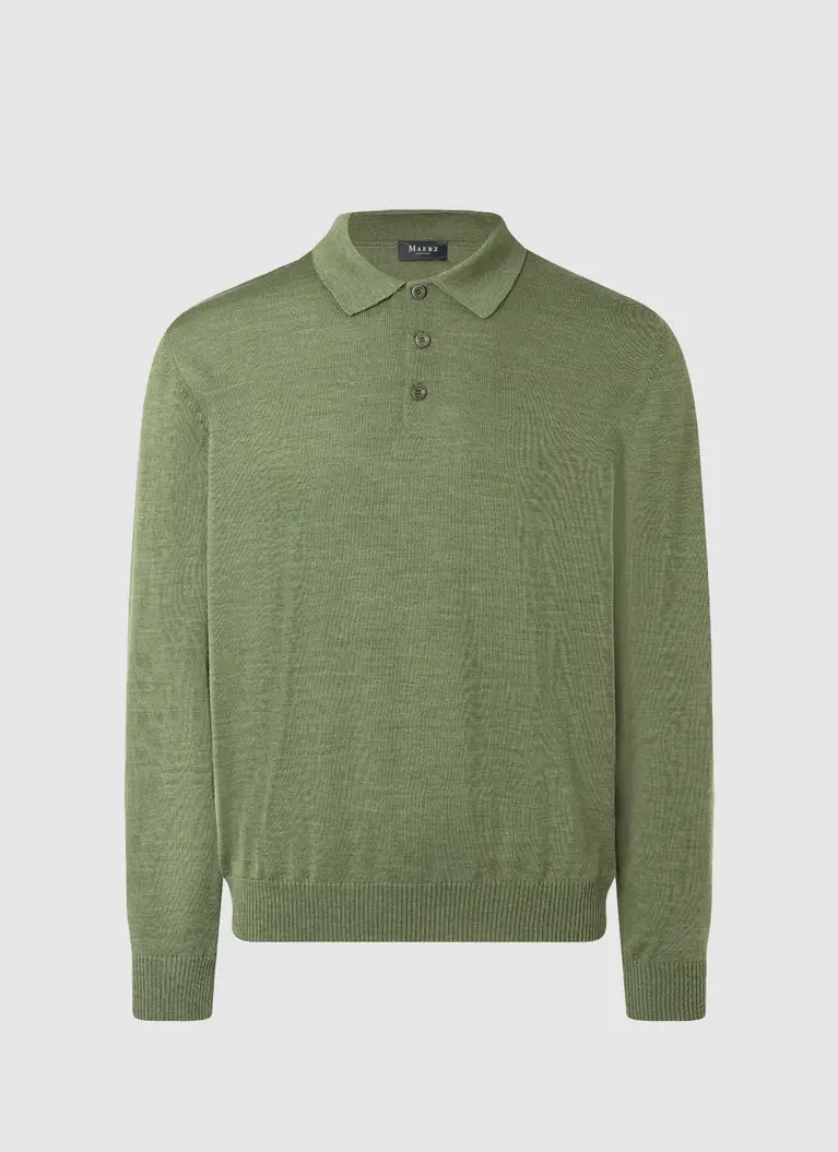 Maerz Muenchen Polokragenpullover100% MerinowolleArt. Nr. 490700-228 Saisonschlussverkauf