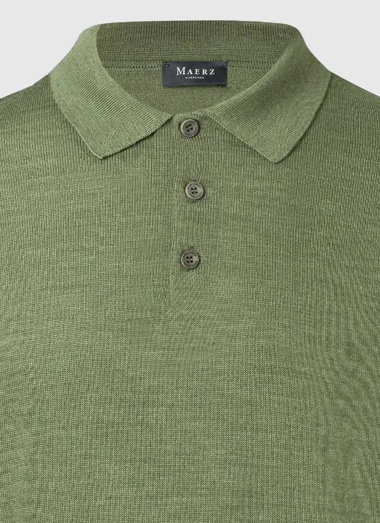 Maerz Muenchen Polokragenpullover100% MerinowolleArt. Nr. 490700-228 Saisonschlussverkauf