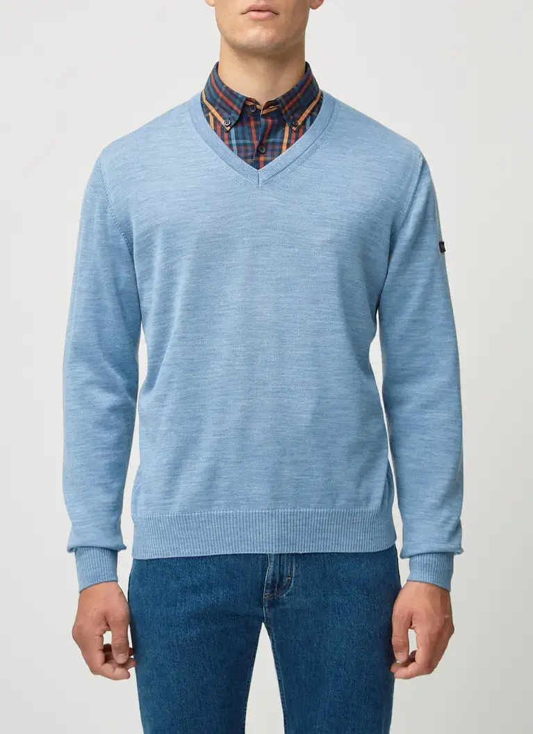 Maerz Muenchen V-Pullover100% MerinowolleArt. Nr. 490400-316 Letzter Tag