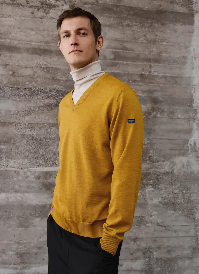 Maerz Muenchen V-Pullover100% MerinowolleArt. Nr. 490400-656 Fabrikladen