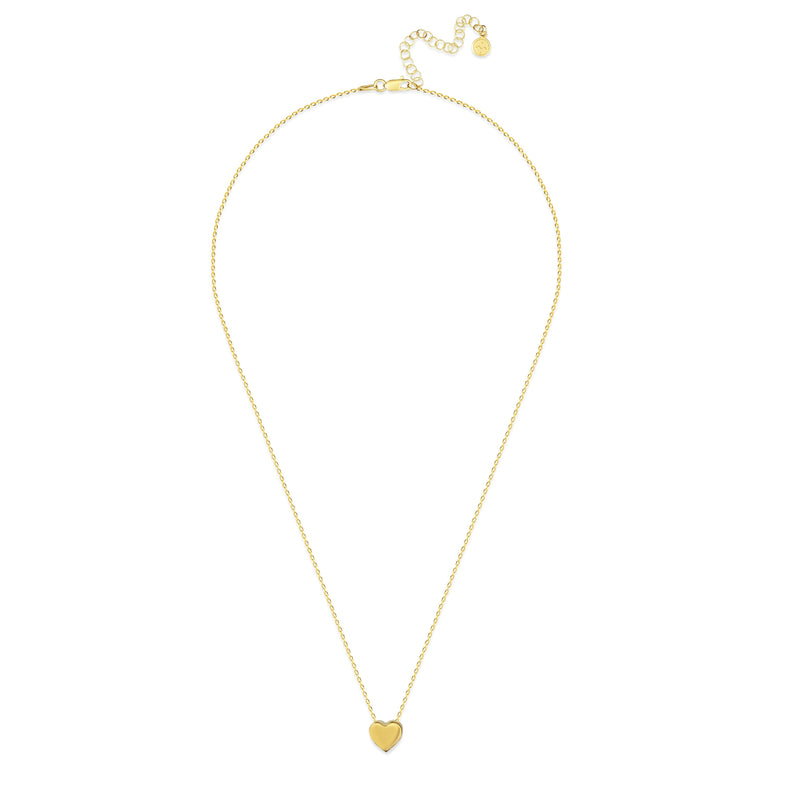 Mosuo Jewellery Herz Gold Halskette - Vermeil Große Rabatte