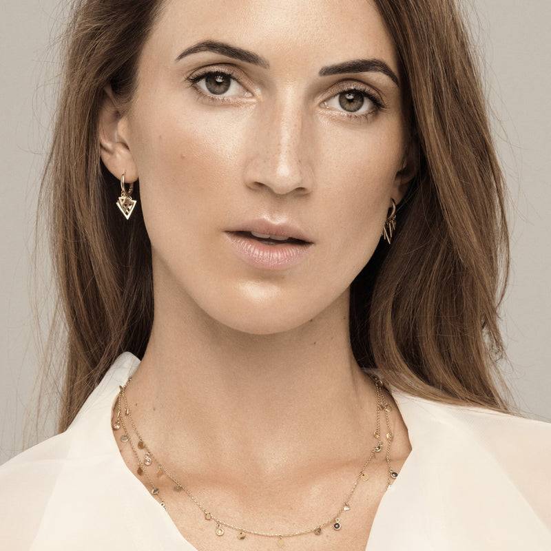 Mosuo Jewellery Dreieck Charm Creolen Sonderangebote