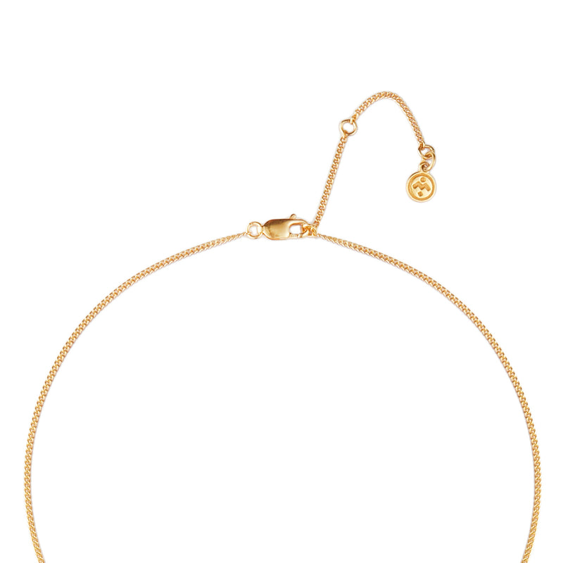 Mosuo Jewellery Geburtsstein Halskette Juni - Vermeil & Mondstein 50% Rabatt mit kostenlosem Versand