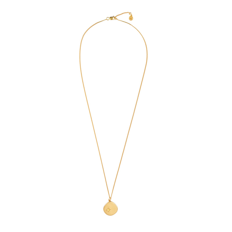 Mosuo Jewellery Geburtsstein Halskette November - Vermeil & Citrin Speichern exportieren