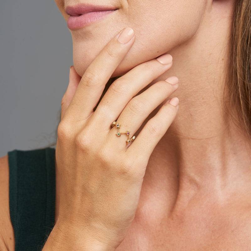 Mosuo Jewellery Regenbogen Stern Ring 2025