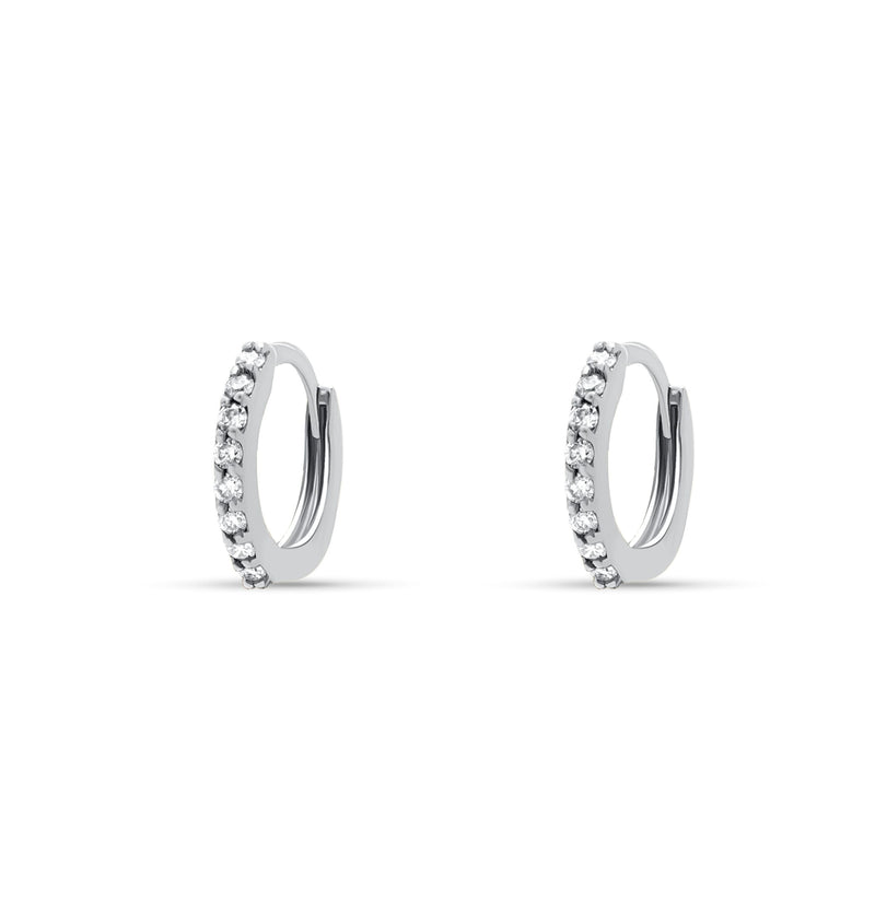 Mosuo Jewellery Diamant Creolen im Angebot