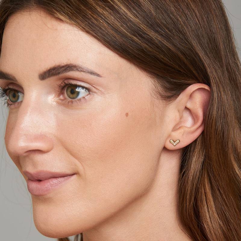 Mosuo Jewellery Diamant Herz Ohrringe Fabrikverkauf