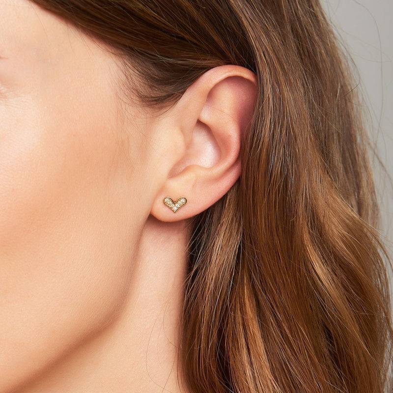 Mosuo Jewellery Diamant Herz Ohrringe Fabrikverkauf