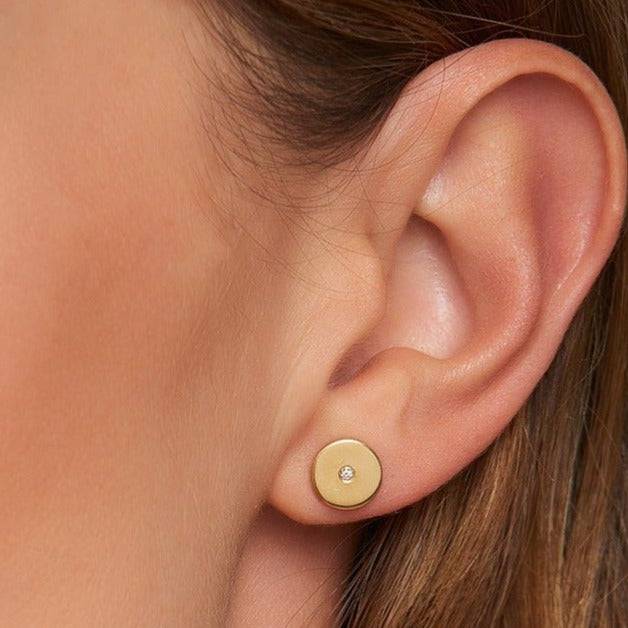 Mosuo Jewellery Brilliant Ohrstecker mit Creole Sonderangebot