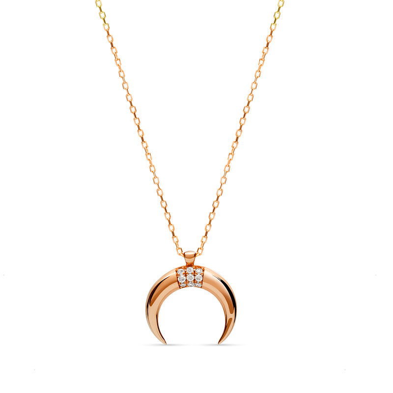 Mosuo Jewellery Mond Diamant Anhängerkette Weihnachtsangebot