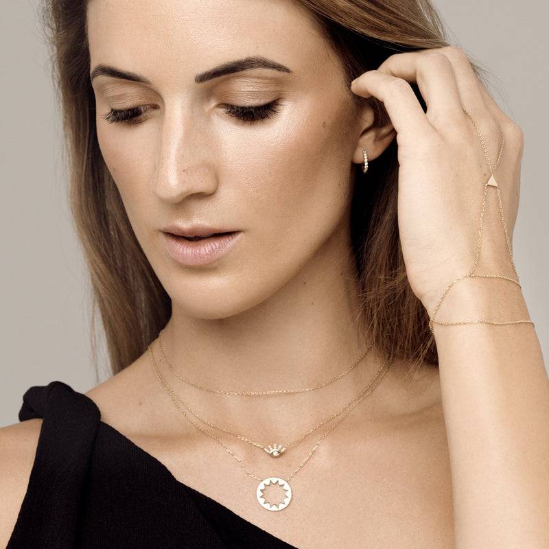 Mosuo Jewellery Sonnen Diamant Anhängerkette Muttertagsangebot