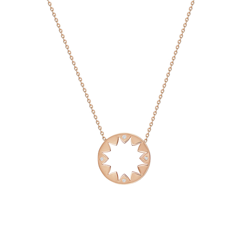 Mosuo Jewellery Sonnen Diamant Anhängerkette Muttertagsangebot