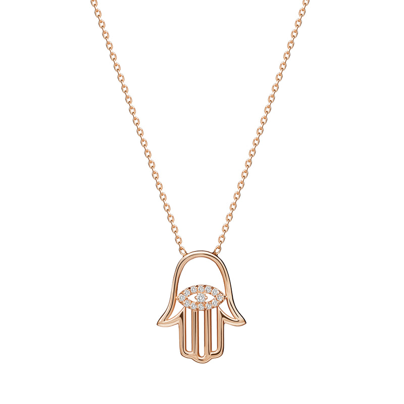 Mosuo Jewellery Hamsa Diamant Halskette Online Outlet