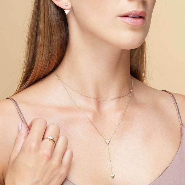 Mosuo Jewellery Pfeil Rosé Y-Halskette Tägliche Deals
