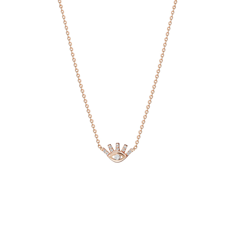 Mosuo Jewellery Evil Eye Diamant Halskette Sonderangebote