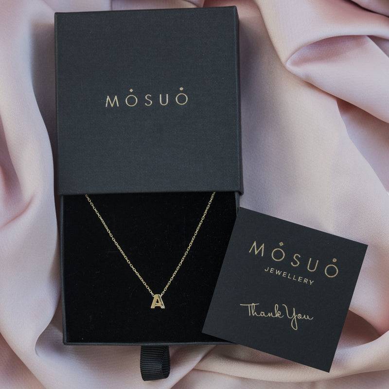 Mosuo Jewellery Diamant Buchstaben Halskette “A” - Vermeil Wochenangebot