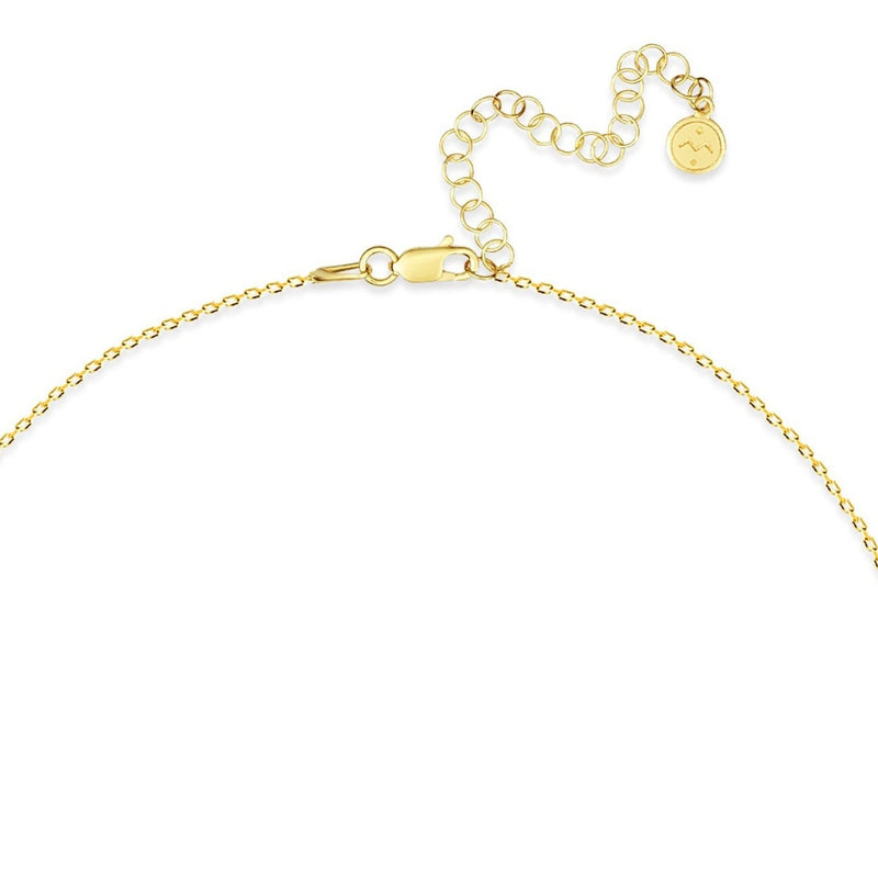 Mosuo Jewellery Diamant Buchstaben Halskette “D” - Vermeil Letzte 3 Tage