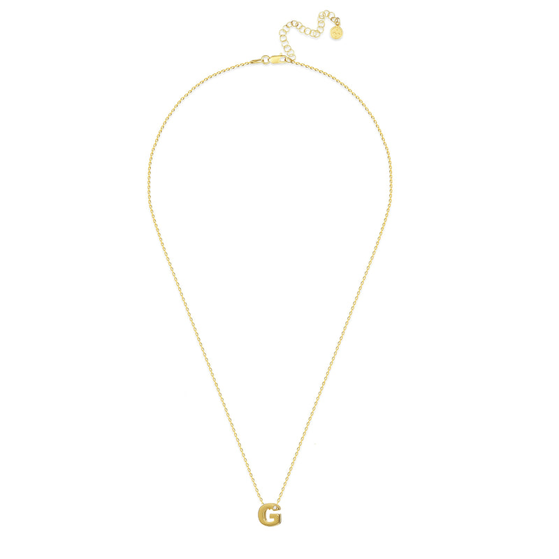Mosuo Jewellery Diamant Buchstaben Halskette “G” - Vermeil Letzte 2 Tage