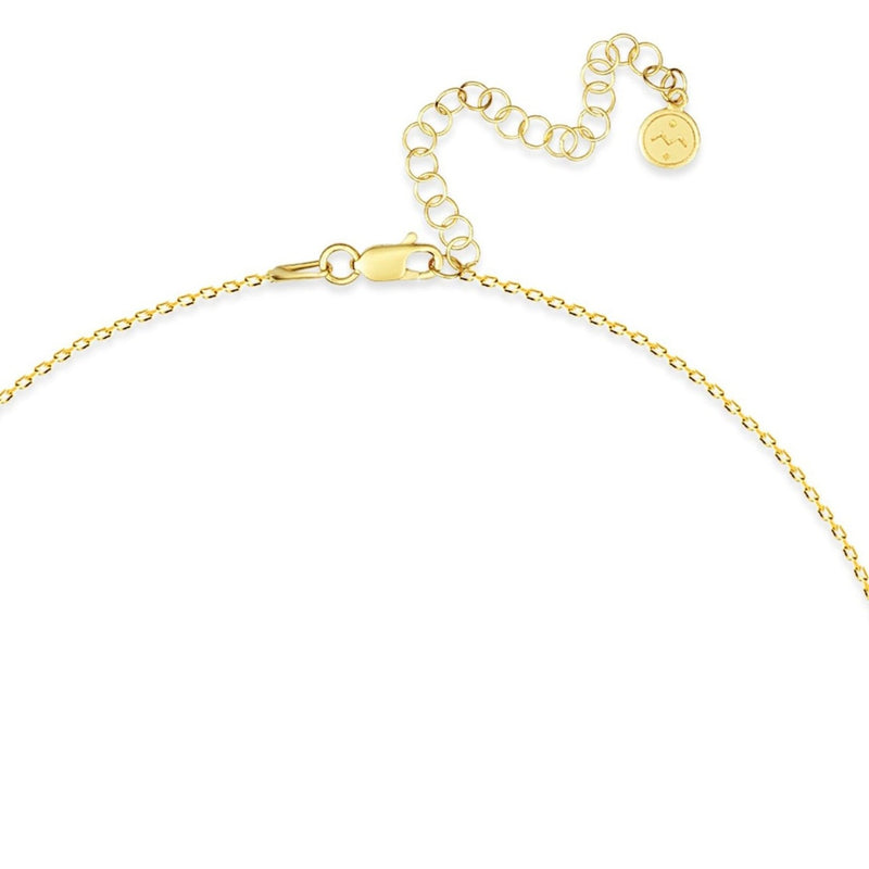 Mosuo Jewellery Diamant Buchstaben Halskette “I” - Vermeil Zeitbegrenzte Promotion