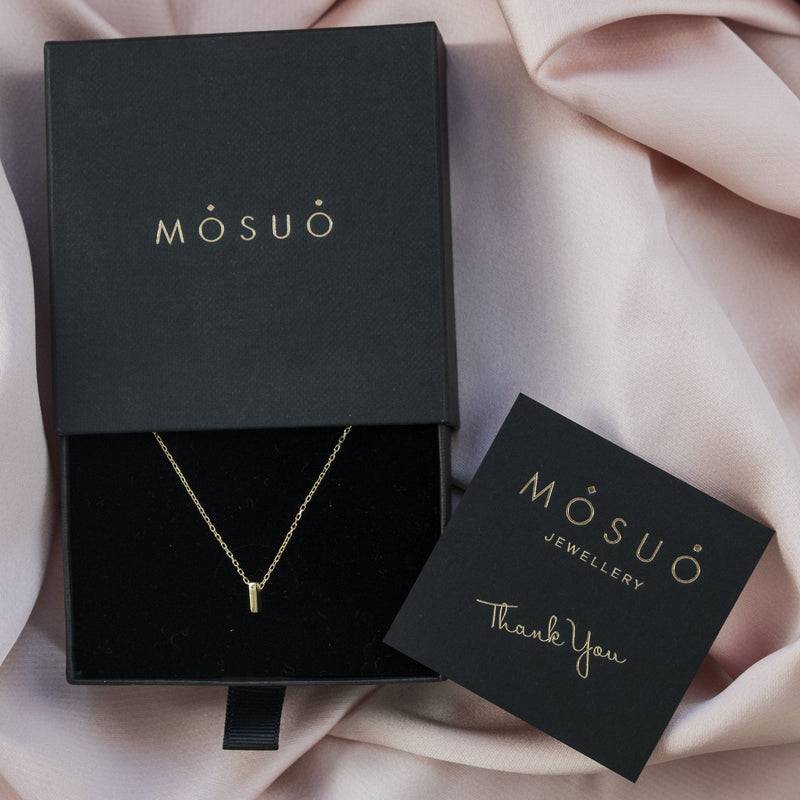 Mosuo Jewellery Diamant Buchstaben Halskette “I” - Vermeil Zeitbegrenzte Promotion