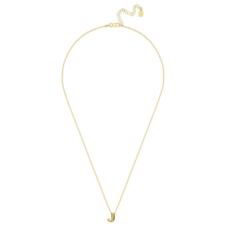 Mosuo Jewellery Diamant Buchstaben Halskette “J” - Vermeil Bis zu 50% Rabatt
