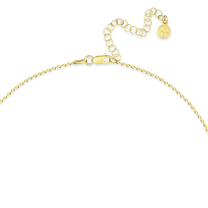 Mosuo Jewellery Diamant Buchstaben Halskette “M” - Vermeil Nur für heute
