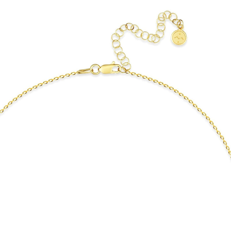 Mosuo Jewellery Diamant Buchstaben Halskette “Q” - Vermeil Discount Store für neue Produkte