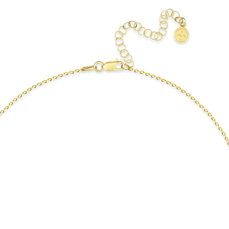 Mosuo Jewellery Diamant Buchstaben Halskette “R” - Vermeil Nur noch ein Tag übrig