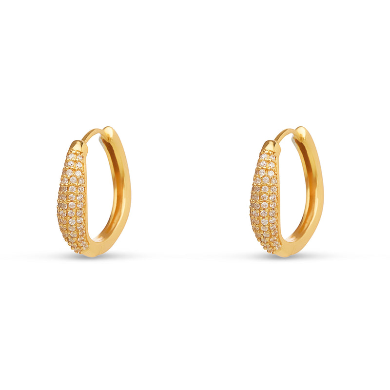 Mosuo Jewellery Athena Topas Ohrringe - Vermeil