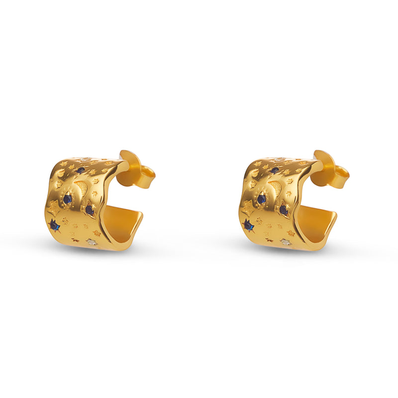 Mosuo Jewellery Magic Creolen Ohrringe - Vermeil