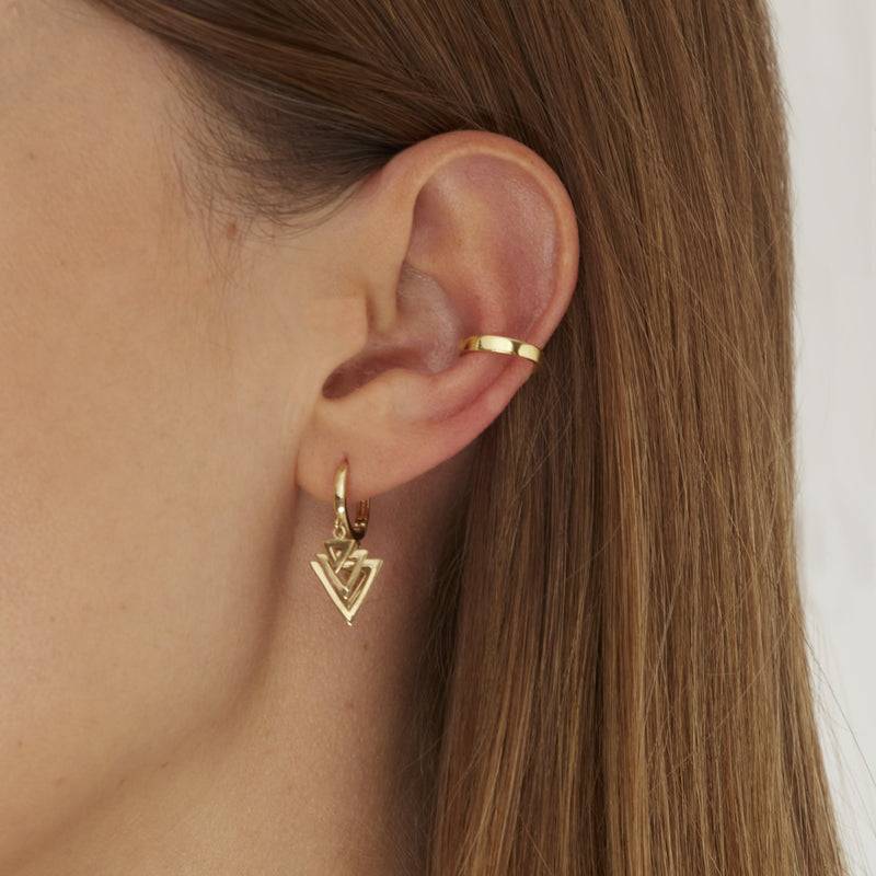 Mosuo Jewellery Ohrklemme Gold - Vermeil zollfrei