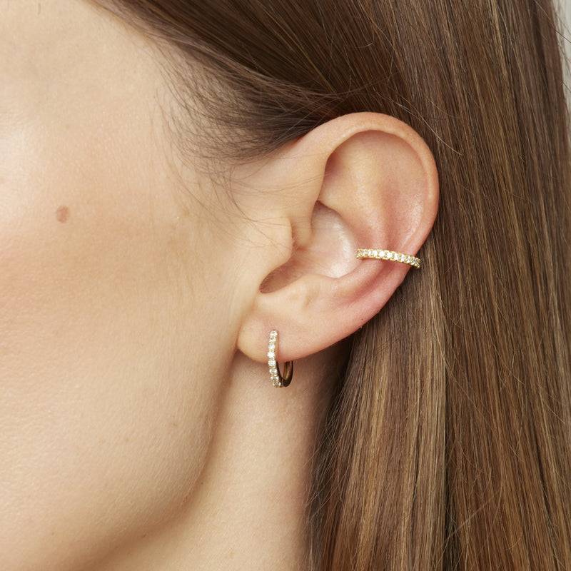 Mosuo Jewellery Ohrklemme Zirconia - Vermeil 50% Rabatt für begrenzte Zeit