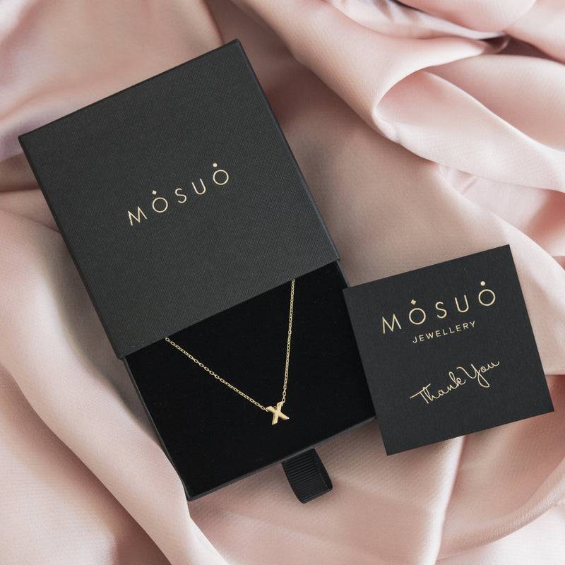 Mosuo Jewellery Diamant Buchstaben Halskette “X”- Vermeil 2025