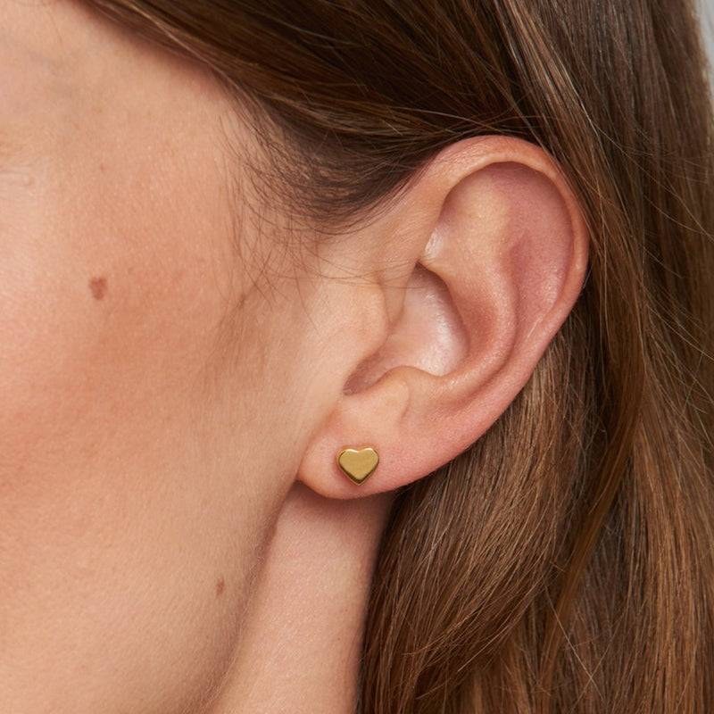 Mosuo Jewellery Herz Gold Schmuck Set - Vermeil Auslauf