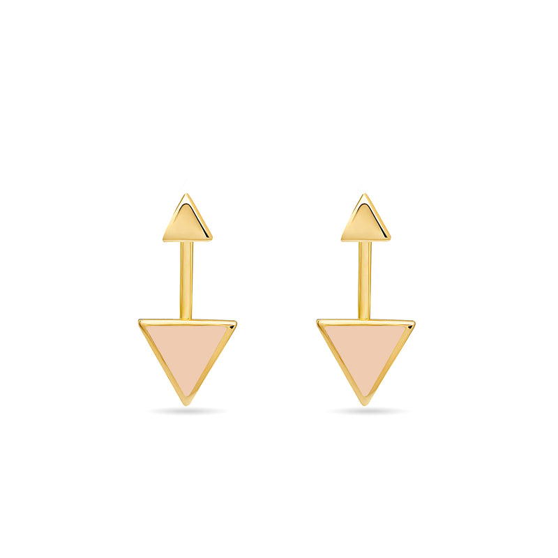 Mosuo Jewellery Pfeil Rosé Ohrstecker