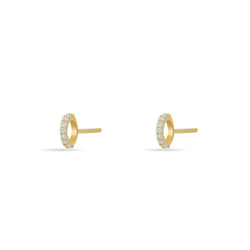 Mosuo Jewellery Orbit Diamant Ohrstecker