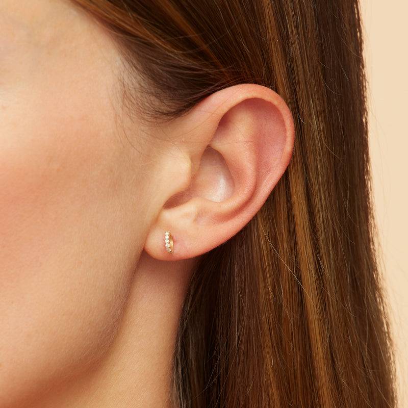 Mosuo Jewellery Orbit Diamant Ohrstecker Günstiger Verkauf
