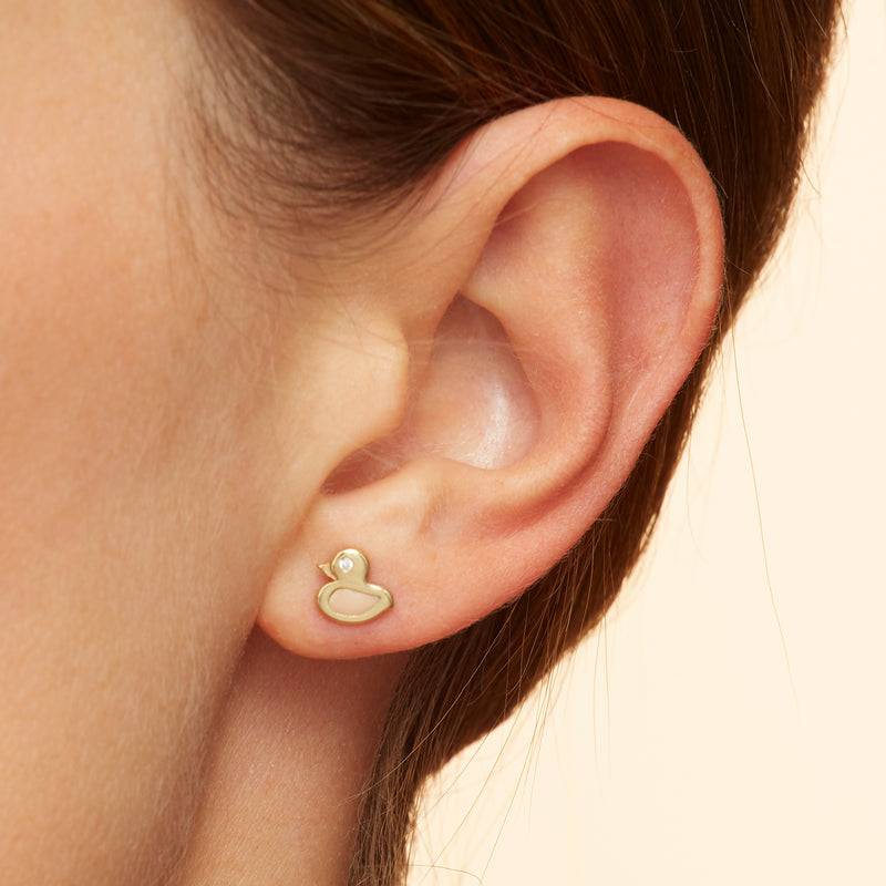 Mosuo Jewellery KIDS Enten Diamant Ohrstecker Fabrikverkauf