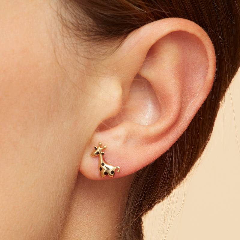Mosuo Jewellery KIDS Emaille Giraffen Ohrstecker Meist gekauft