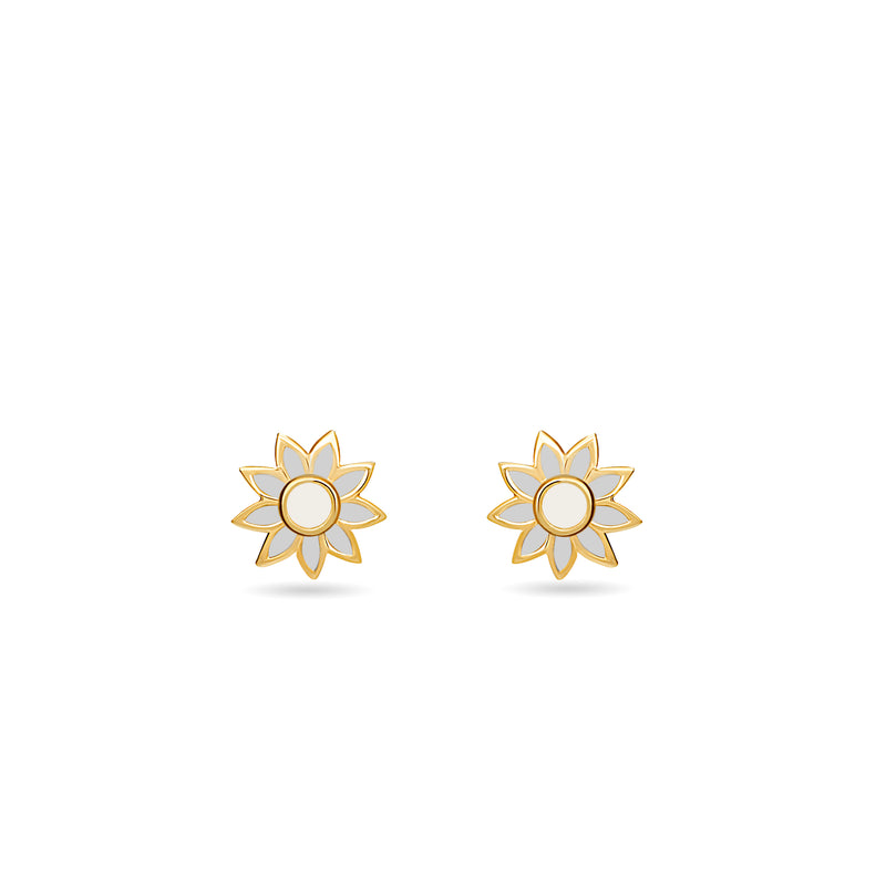 Mosuo Jewellery KIDS Emaille Blumen Ohrstecker