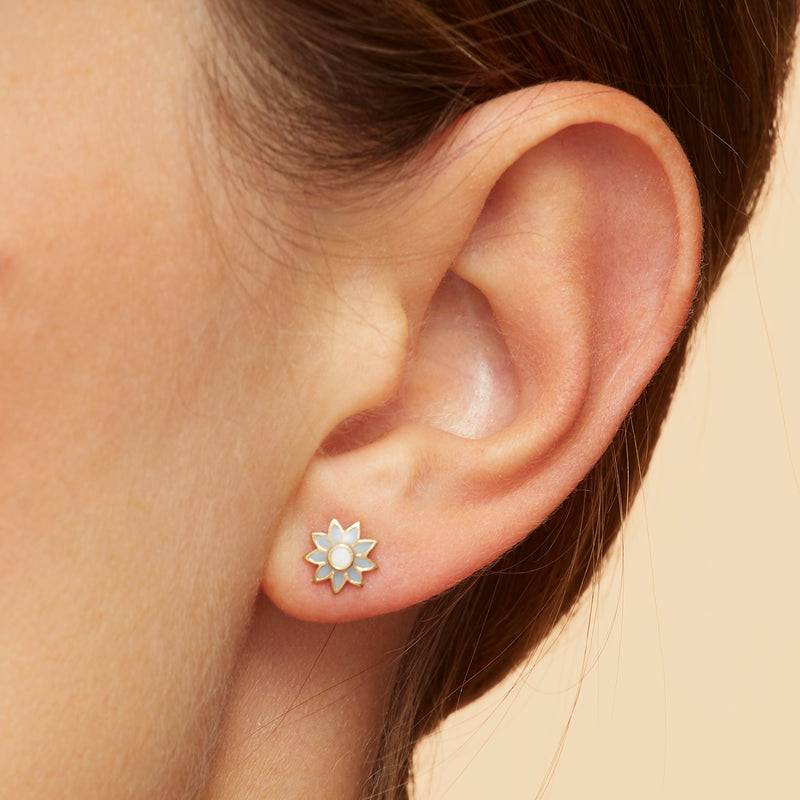 Mosuo Jewellery KIDS Emaille Blumen Ohrstecker Blitzverkäufe