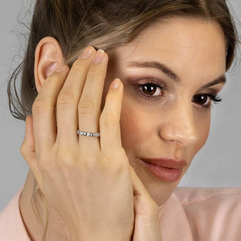 Nana Kay Double Happiness Ring Affection Zirkonia Neueste Mode