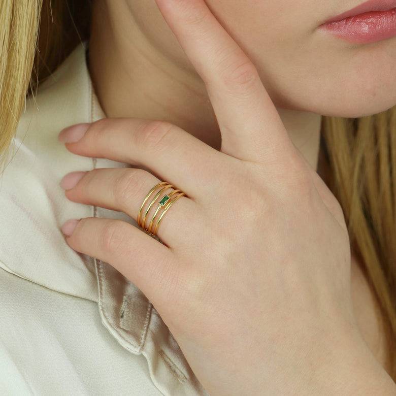 Nana Kay Modern Aztec Ring Xilonen Kauf eins, bekomm eins gratis