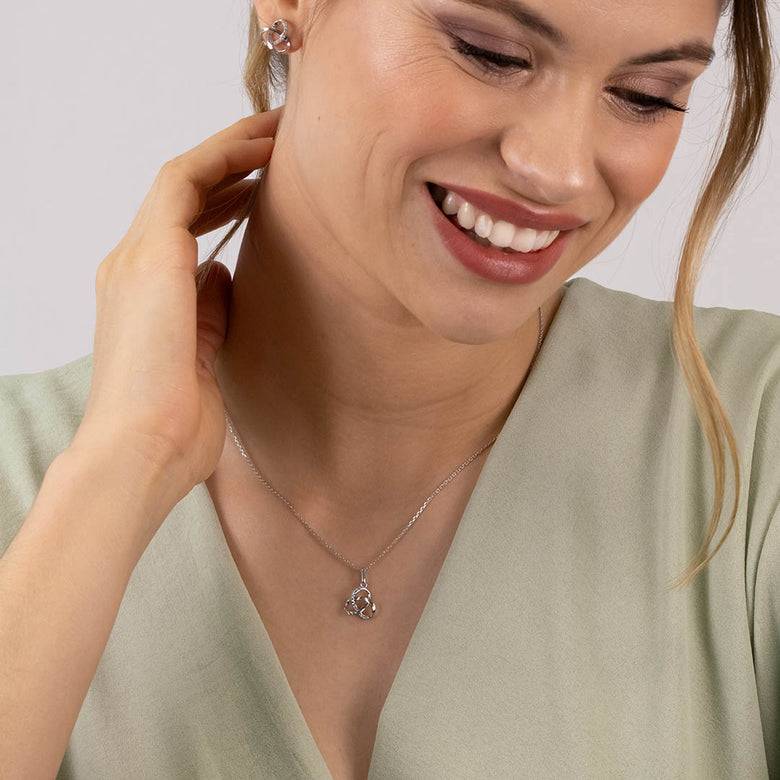Nana Kay Echtgold Collier mêler Kostenlose Rückgabe