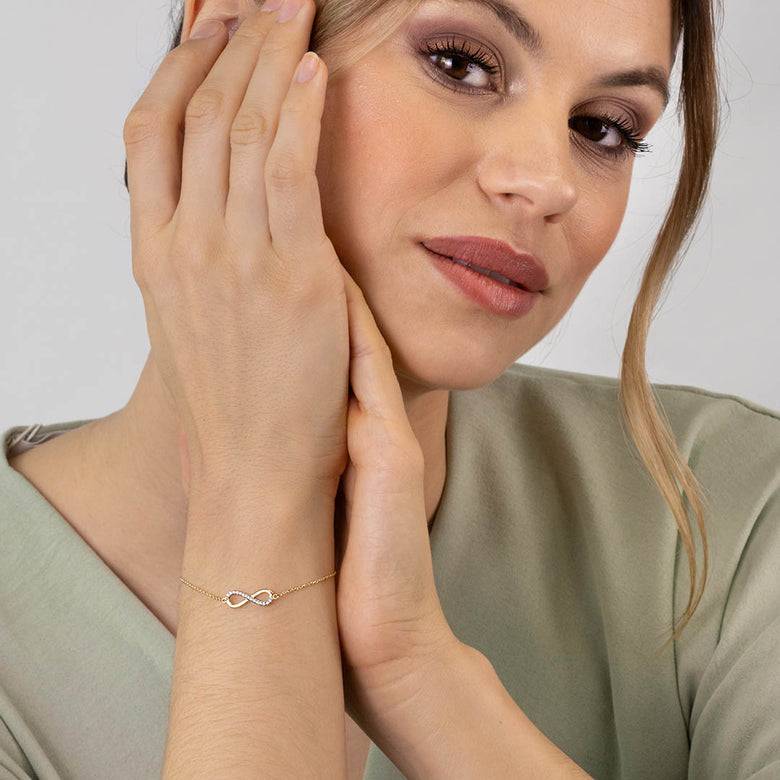 Nana Kay Echtgold Armband Infinity Hotsell