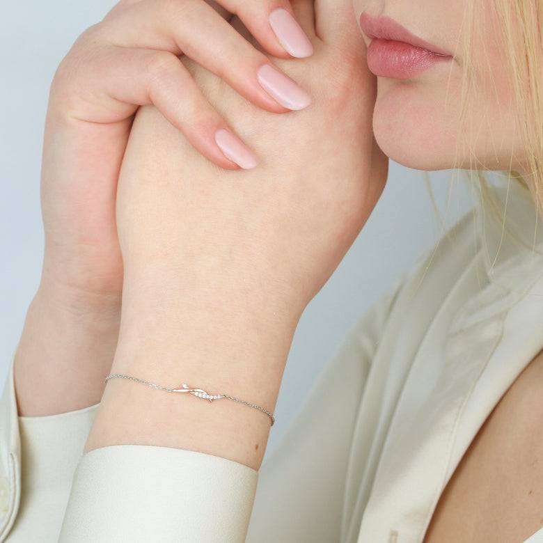 Nana Kay Echtgold Armband Fidèle Rosé Kostenloser Versand